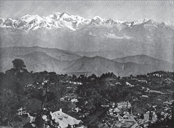 Photo of Darjeeling, India where Darjeeling tea comes from