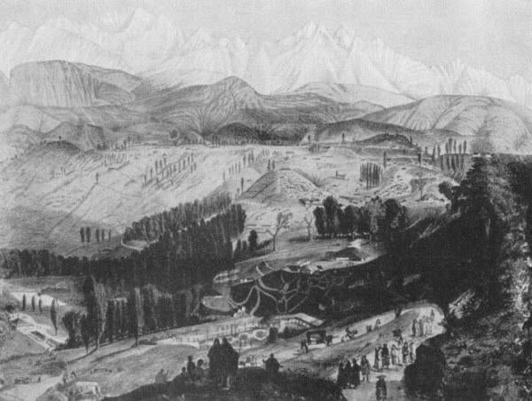Early colonial settlements coming up in Darjeeling. Courtesy, Darjeeling Himalayan Railway Handbook