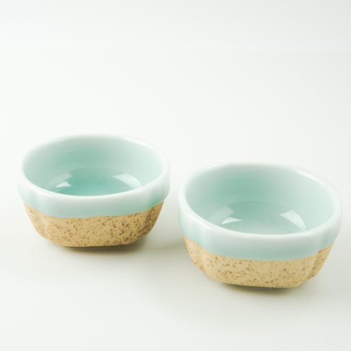 Tea Cup - Partial Ruyao Glaze