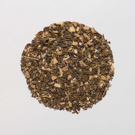 Holy Ginger, Organic Herbal Tea with Blend of Holy Basil and Ginger - Tulsi Tea - HBHGA1lb - Happy Earth Tea
