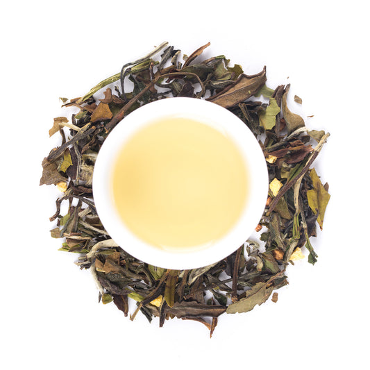 Emperor's Peach - Organic White Tea with Peach and Quince - - Happy Earth Tea