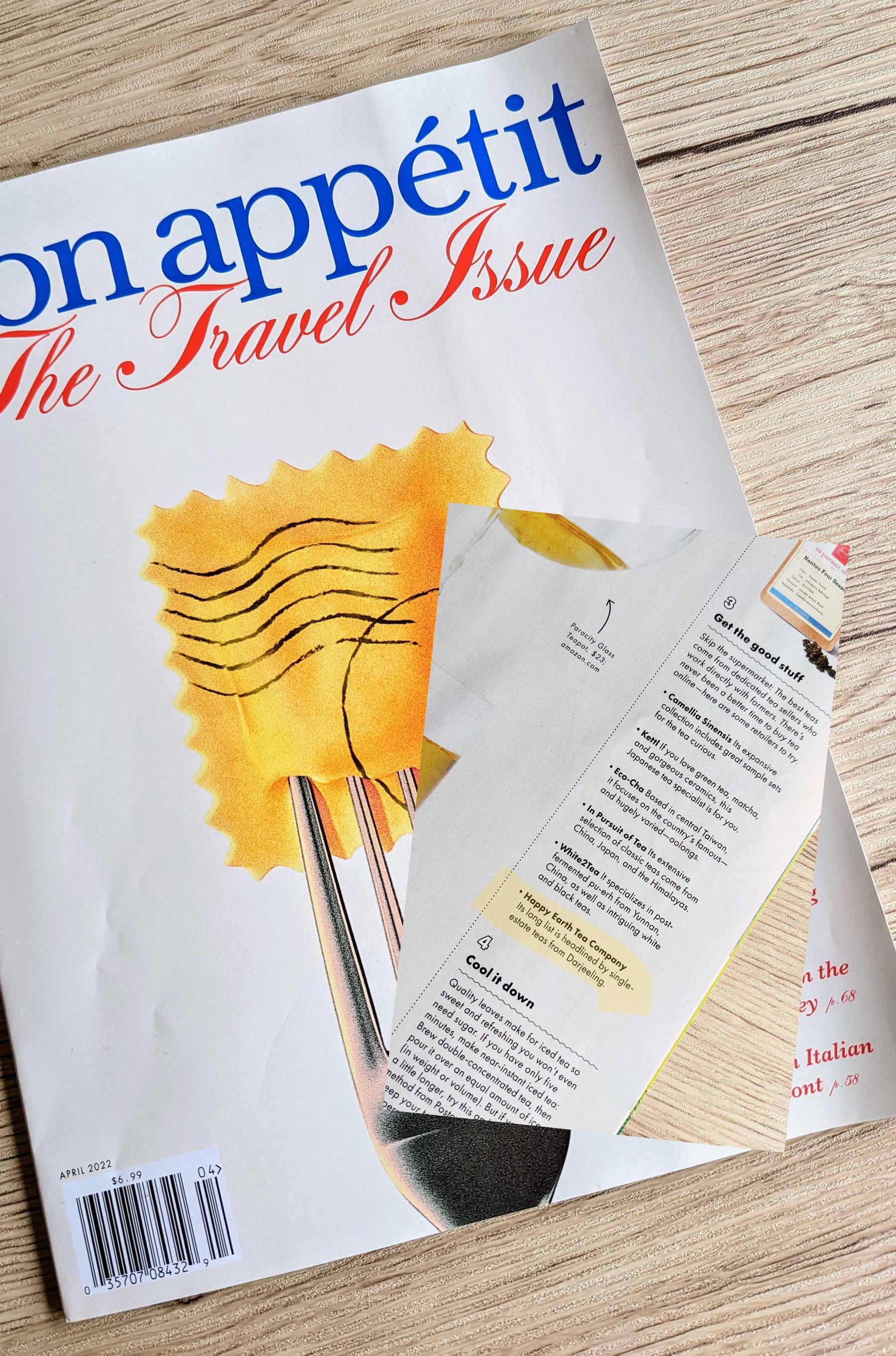 Bon Appétit recommends Happy Earth Tea - Happy Earth Tea