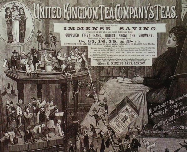 The exponential growth of tea consumption in Britain was adding to the pressure on tea growers.