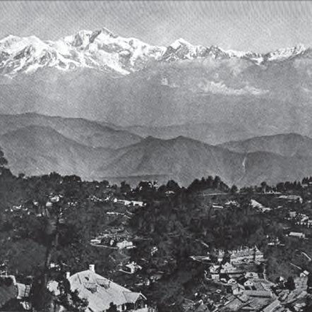 Photo of Darjeeling, India where Darjeeling tea comes from