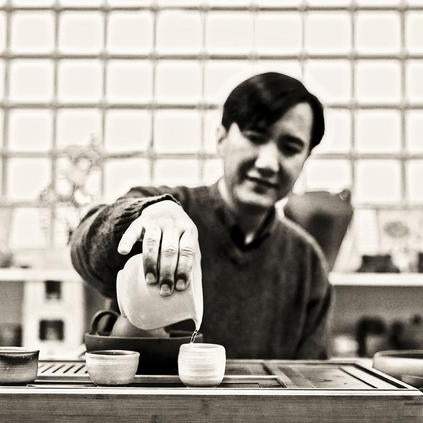 Photo of Niraj pouring tea