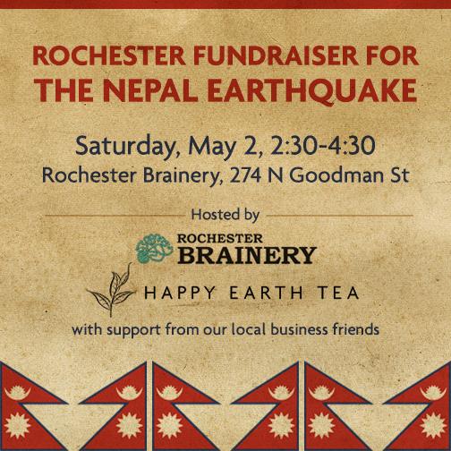 Flyer for Rochester Fundraiser for Nepal Earthquake 