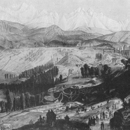 Early colonial settlements coming up in Darjeeling. Courtesy, Darjeeling Himalayan Railway Handbook