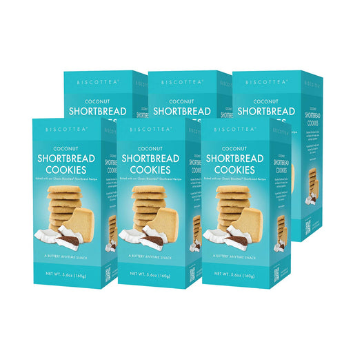 Biscottea Coconut Shortbread - 51601106-Happy Earth Tea
