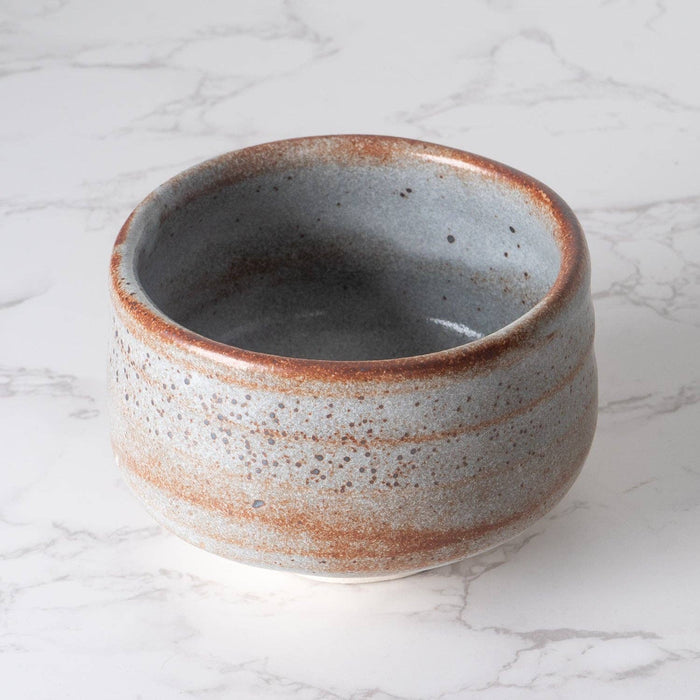 Matcha Bowl - Brown & White Glaze