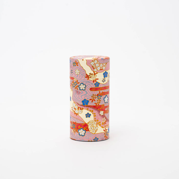 Japanese Traditional Washi Tea Canister – 5 Pattern 200g