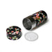 Japanese Double-Lid Tea Container – Black Flower (200g) - 1920H2-Happy Earth Tea