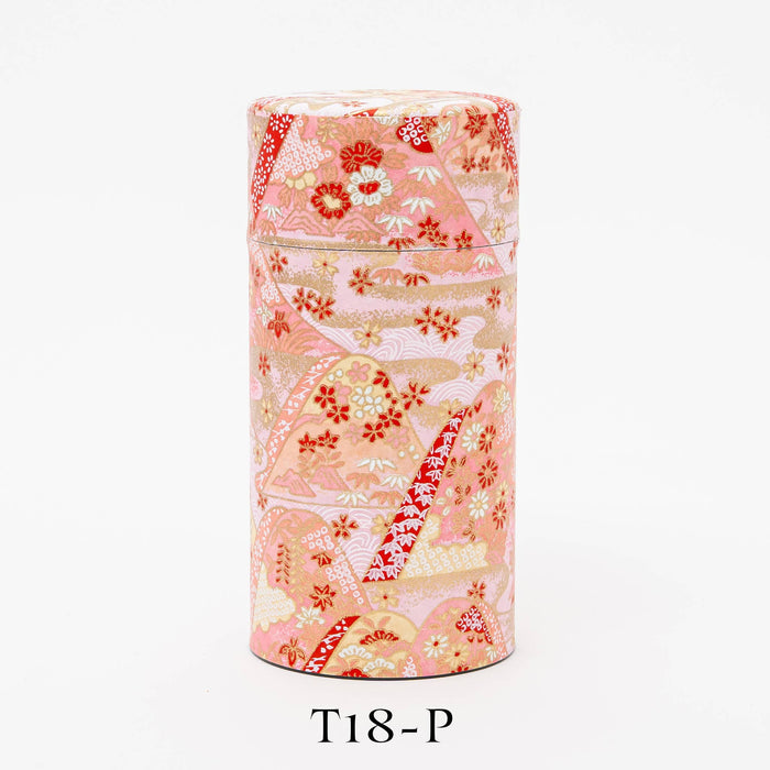 Japanese Traditional Washi Tea Canister – 20 Pattern 200g