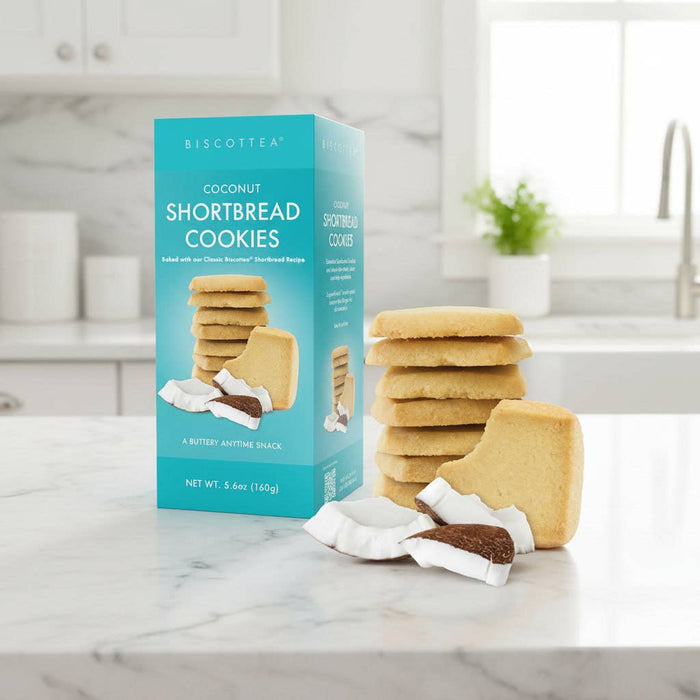 Biscottea Coconut Shortbread - 51601106-Happy Earth Tea