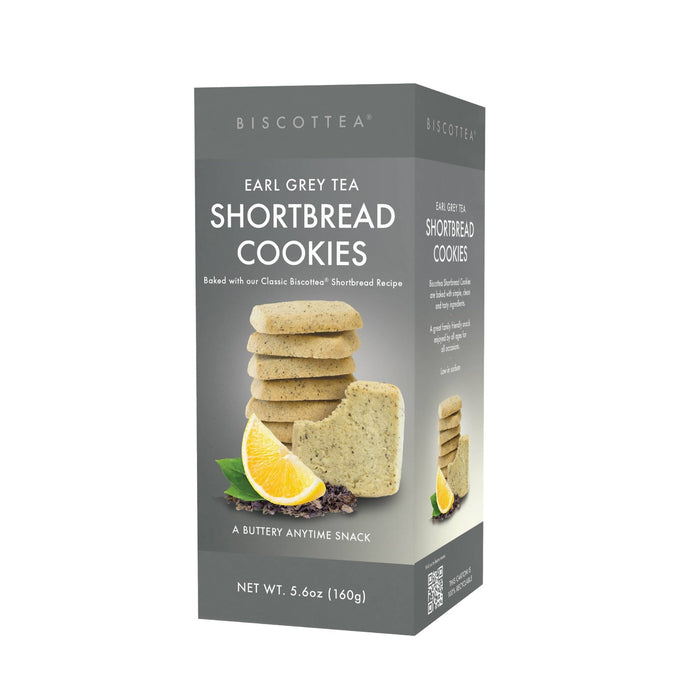Biscottea Earl Grey Shortbread - -Happy Earth Tea