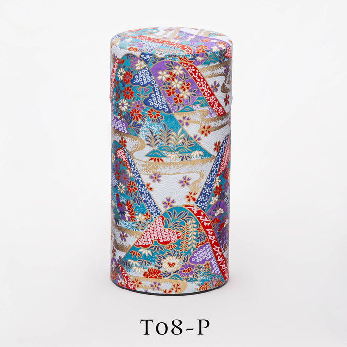 Japanese Traditional Washi Tea Canister – 20 Pattern 200g