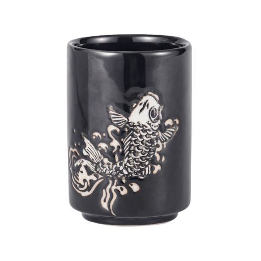 Koi Fish Yunomi Style Tea Cup 10 fl oz - TEC425-8 - Happy Earth Tea