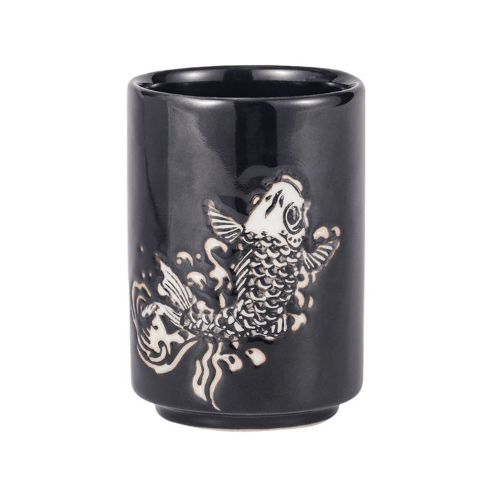 Koi Fish Yunomi Style Tea Cup 10 fl oz - TEC425-8 - Happy Earth Tea