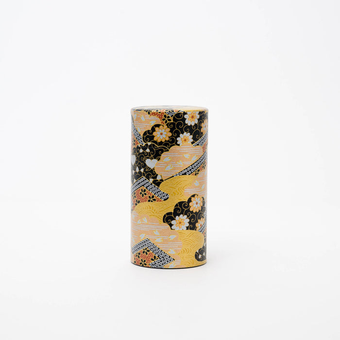 Japanese Traditional Washi Tea Canister – 5 Pattern 200g