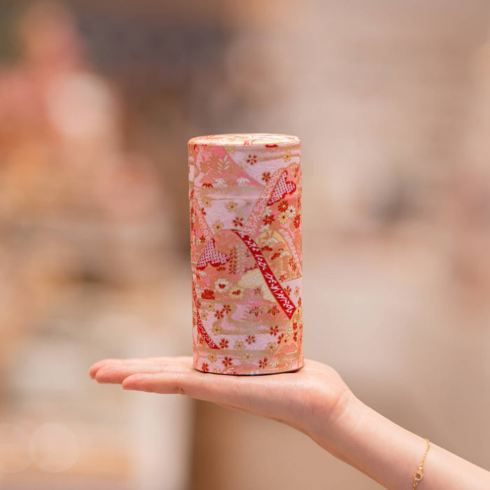 Japanese Traditional Washi Tea Canister – 20 Pattern 200g