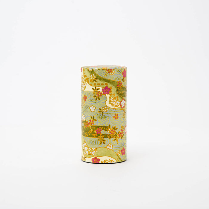 Japanese Traditional Washi Tea Canister – 5 Pattern 200g