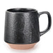 10oz 3.5"H Minoyaki Japan Mug with Handle Black Glazed - MGH72-BK - Happy Earth Tea