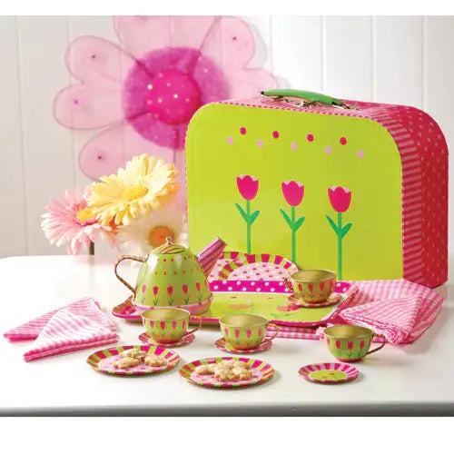 Tin Travel Tea Set for Kids