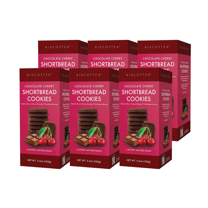 Biscottea Chocolate Cherry Shortbread - 51661106-Happy Earth Tea