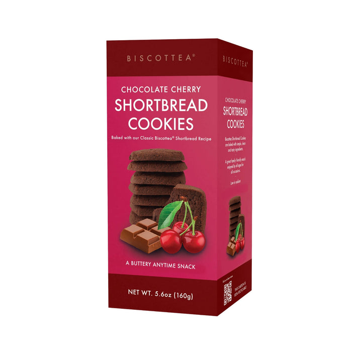 Biscottea Chocolate Cherry Shortbread - 51661106-Happy Earth Tea