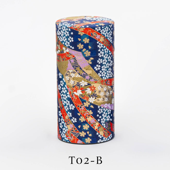 Japanese Traditional Washi Tea Canister – 20 Pattern 200g