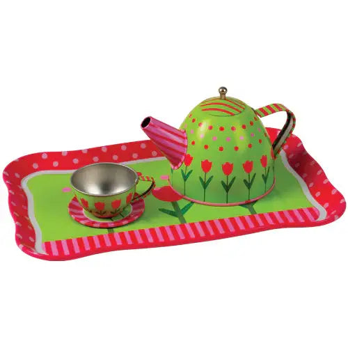 Tin Travel Tea Set for Kids