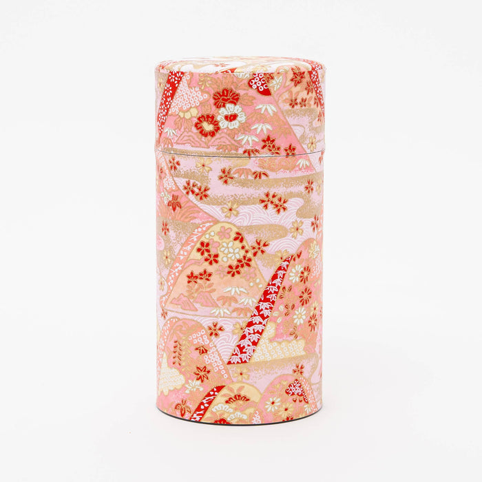 Japanese Traditional Washi Tea Canister – 20 Pattern 200g