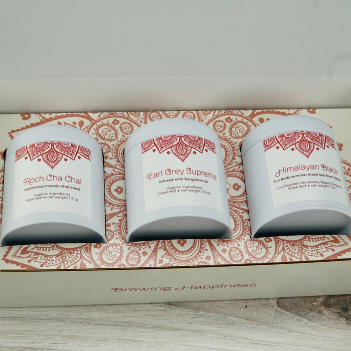 Black Tea Trio - Black Tea Gift Box inside