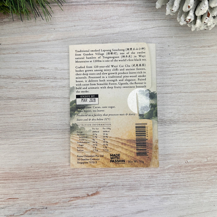 Da Hong Pao Dark Chocolate | By Fossa Chocolate | 50 gm