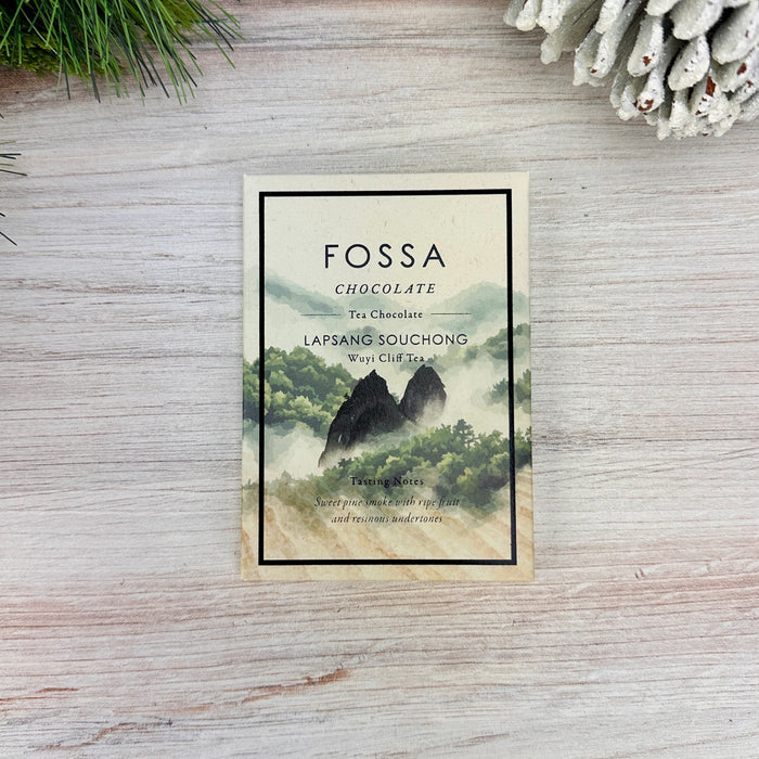 Lapsang Souchong Dark Chocolate | By Fossa Chocolate | 50 gm