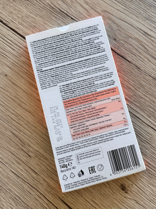 Orange Dark Chocolate with Lübeck Marzipan | Vegan label