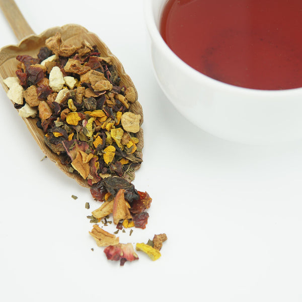 Just Peachy Herbal Tea 2.6 oz | Happy Earth Tea