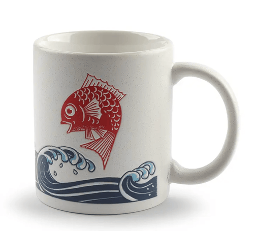 Tea Cup - Mug Red Tai Fish - -Happy Earth Tea