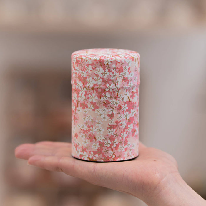 Japanese Traditional Washi Tea Canister – 20 Pattern 100g