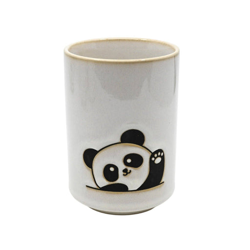Panda Yunomi Style Tea Cup Reactive Glaze 10 fl oz (6/72) - TEC425-15 - Happy Earth Tea