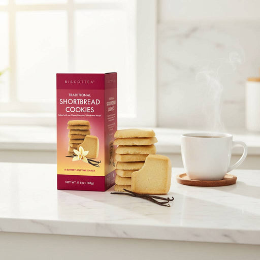Biscottea Traditional Shortbread - -Happy Earth Tea
