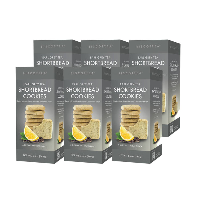 Biscottea Earl Grey Shortbread - -Happy Earth Tea