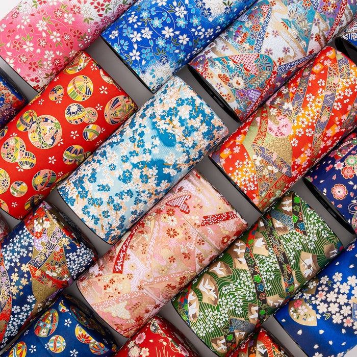 Japanese Traditional Washi Tea Canister – 20 Pattern 200g