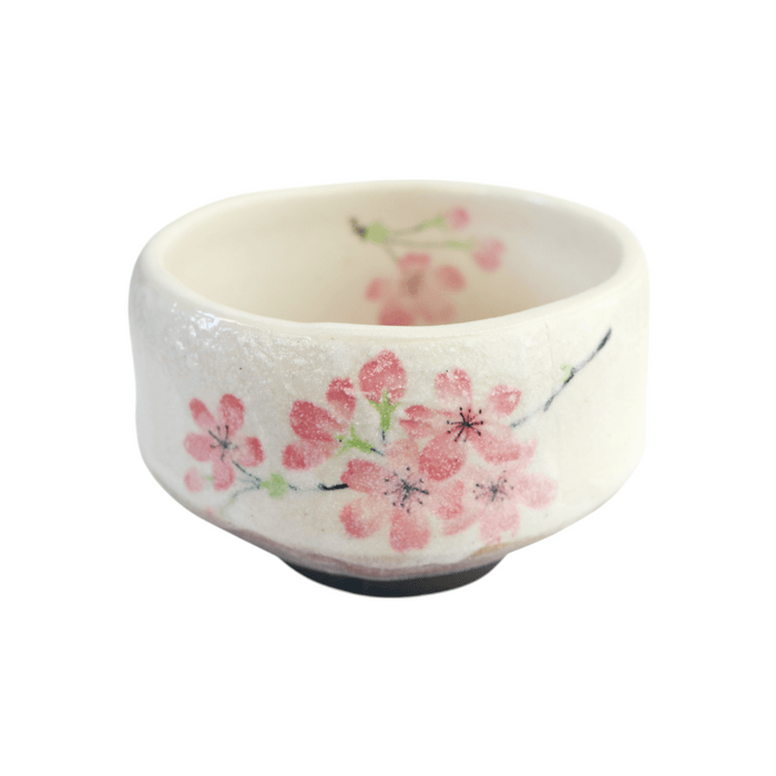 Matcha Mini Bowl - Pink Cherry Blossoms - MCB375-SSK-Happy Earth Tea