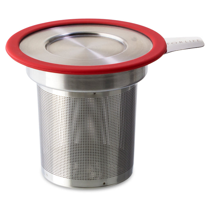 one-cup tea infuser - red