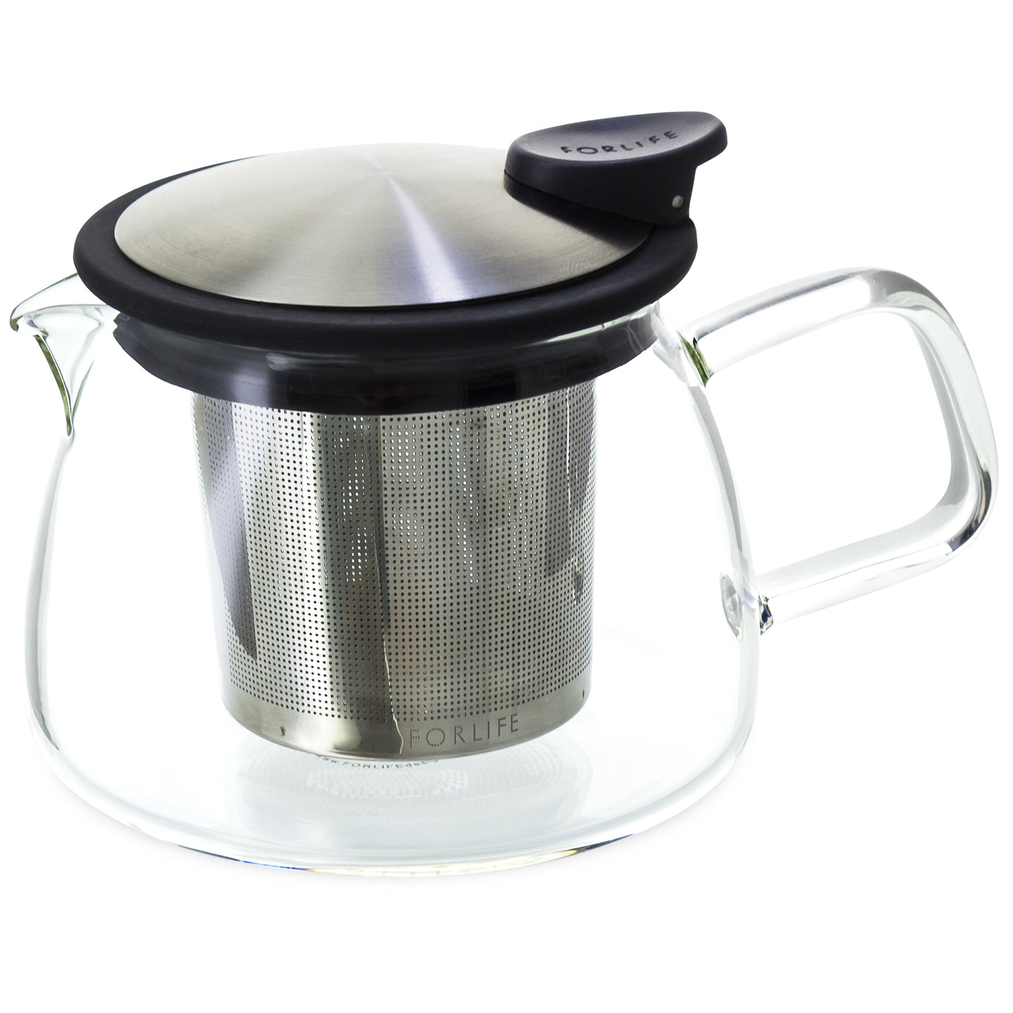 Bell Glass Teapot with Infuser, FORLIFE — Happy Earth Tea