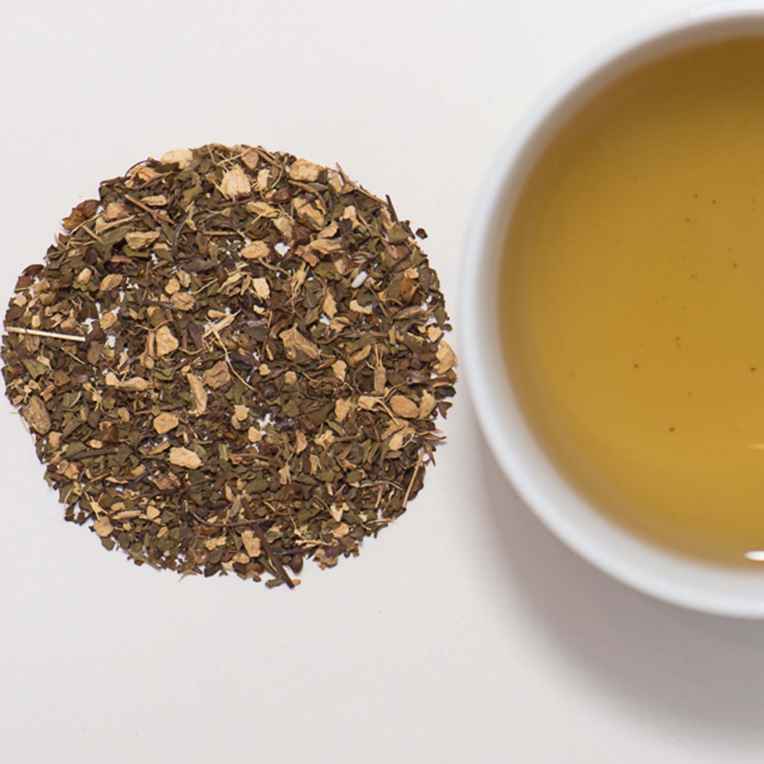 Holy Ginger, Organic Herbal Tea with Blend of Holy Basil and Ginger - Tulsi Tea - HBHGA1lb - Happy Earth Tea