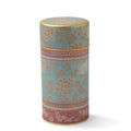 Tea Canister - Brocade Peony Blue