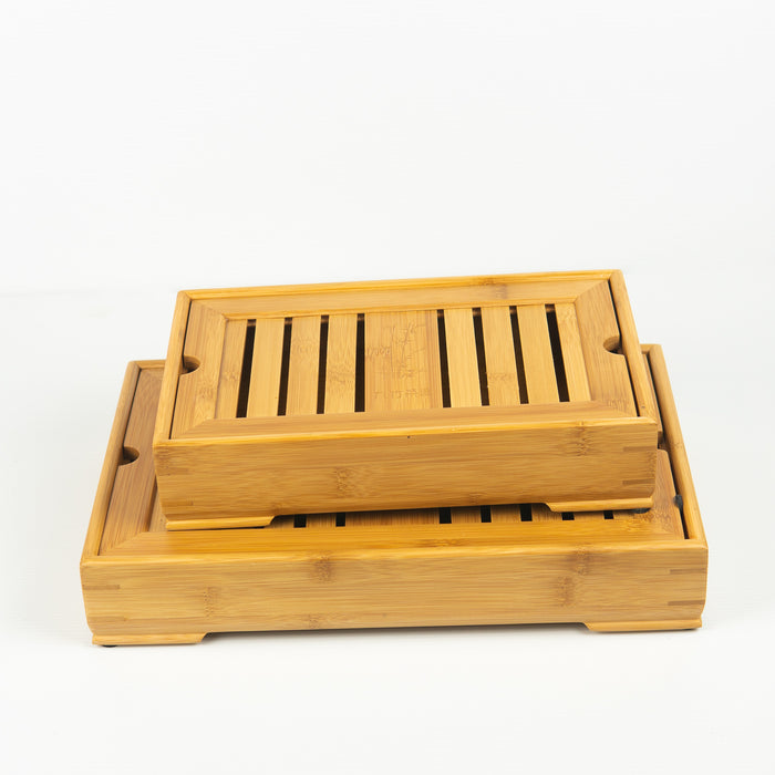 Gong fu cha bamboo tea trays 