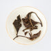 Wuliangshan Moonlight Organic White Tea Cake wet leaf close up